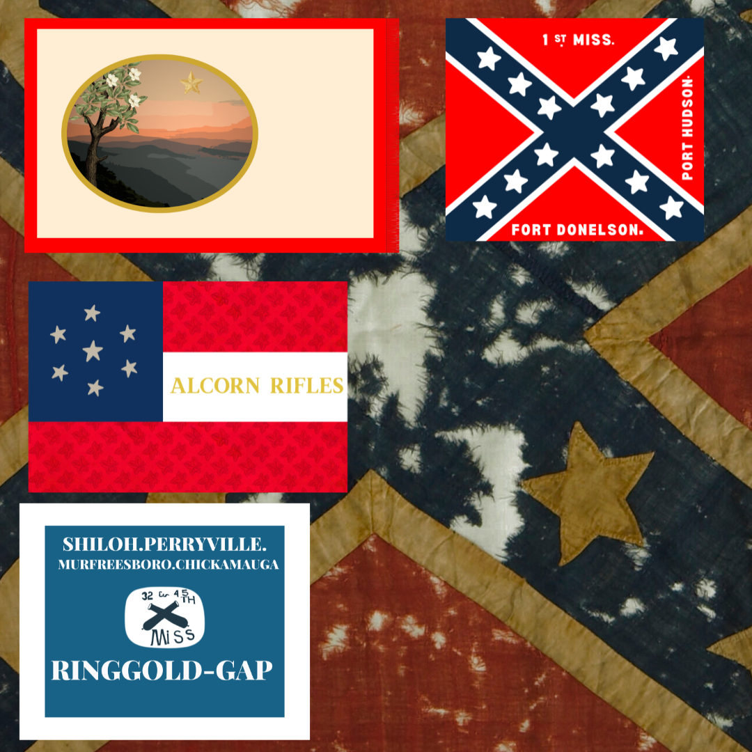 Mississippi Flag Sticker Set