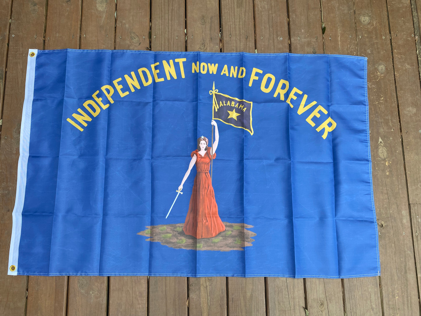 "Independent Now and Forever" Alabama Secession Flag
