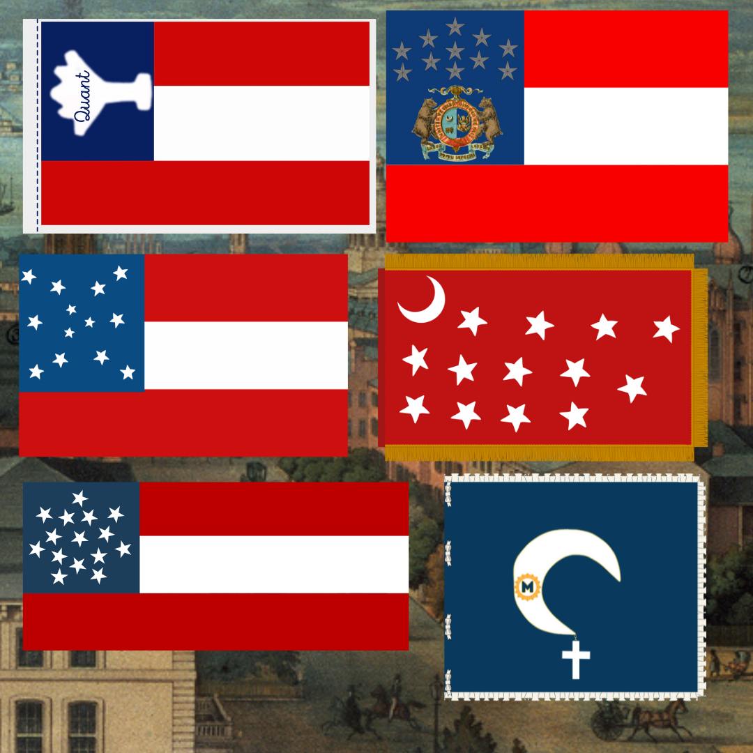 Missouri Flag Sticker Set