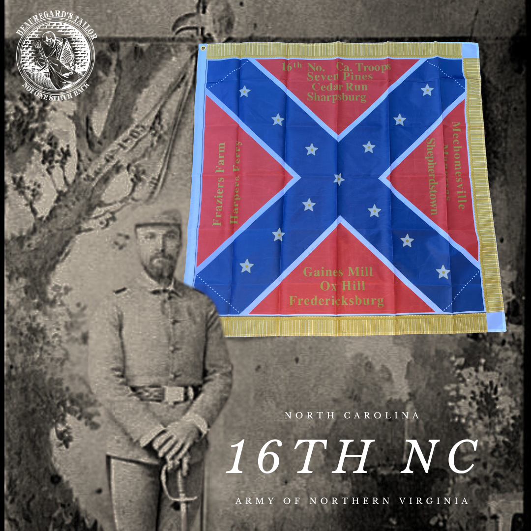 16th North Carolina Troops House Flag