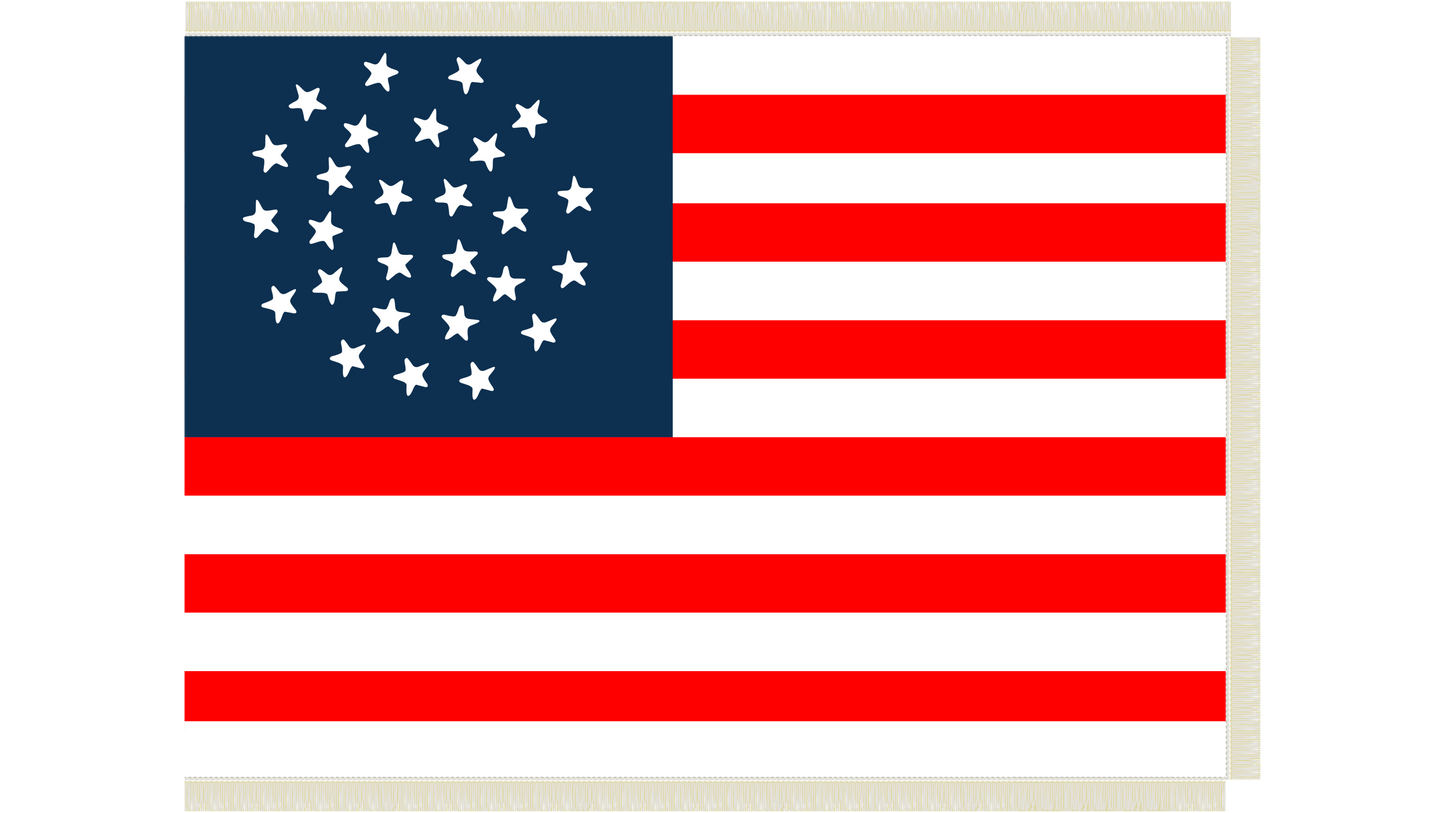 1st Virginia Militia- Mexican American War Flag