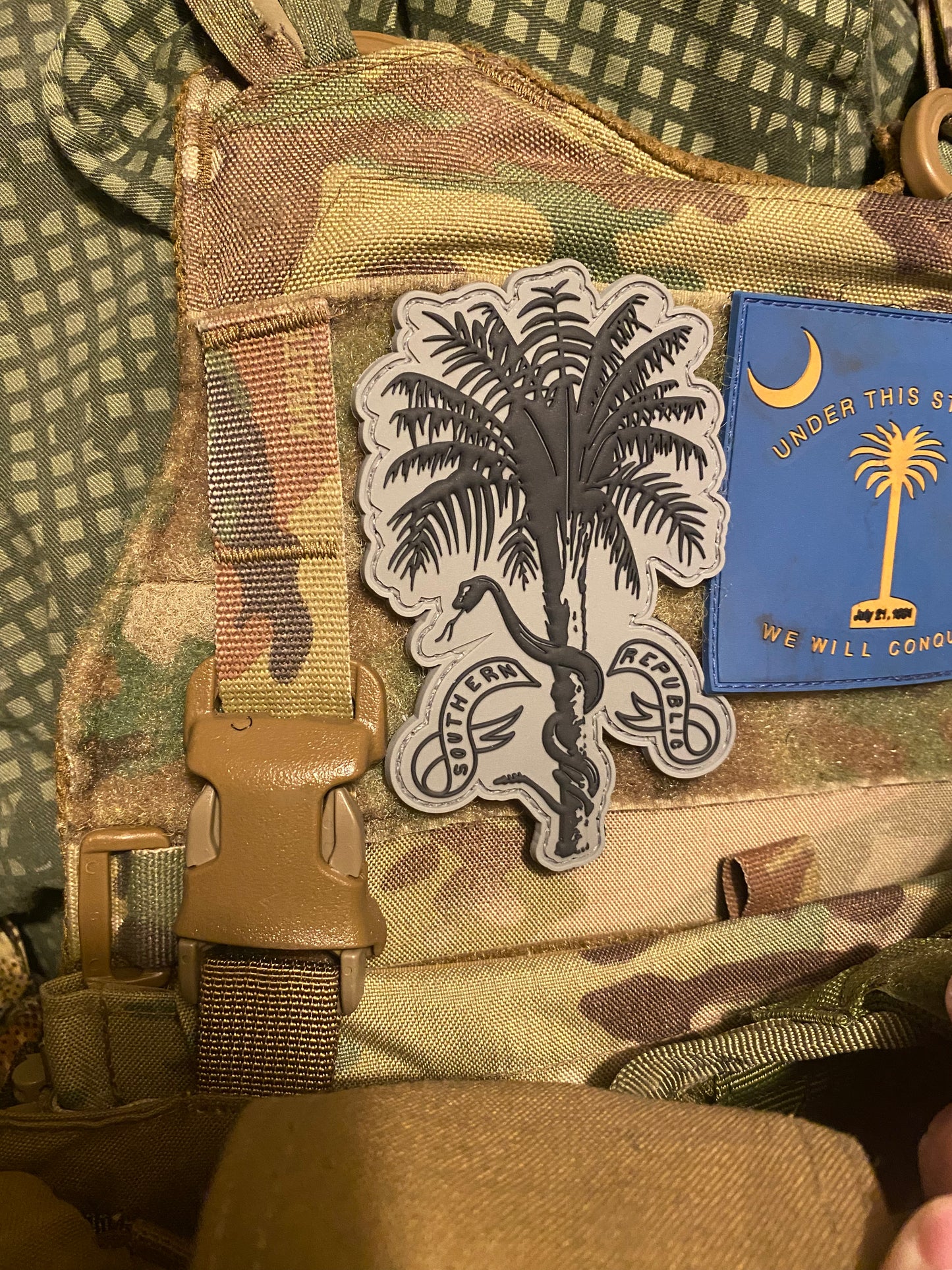 "Southern Republic" Palmetto Defender PVC Morale Patch