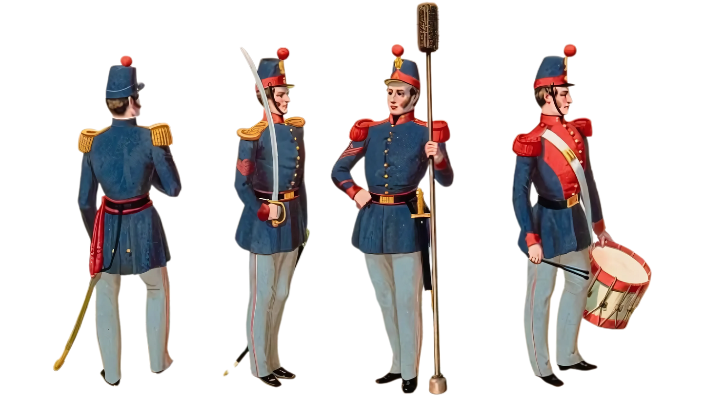 1851 - Artillery Uniform Plate Stickers