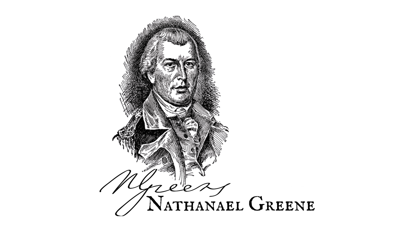 "The Savior of the South" Nathanael Greene Stickers