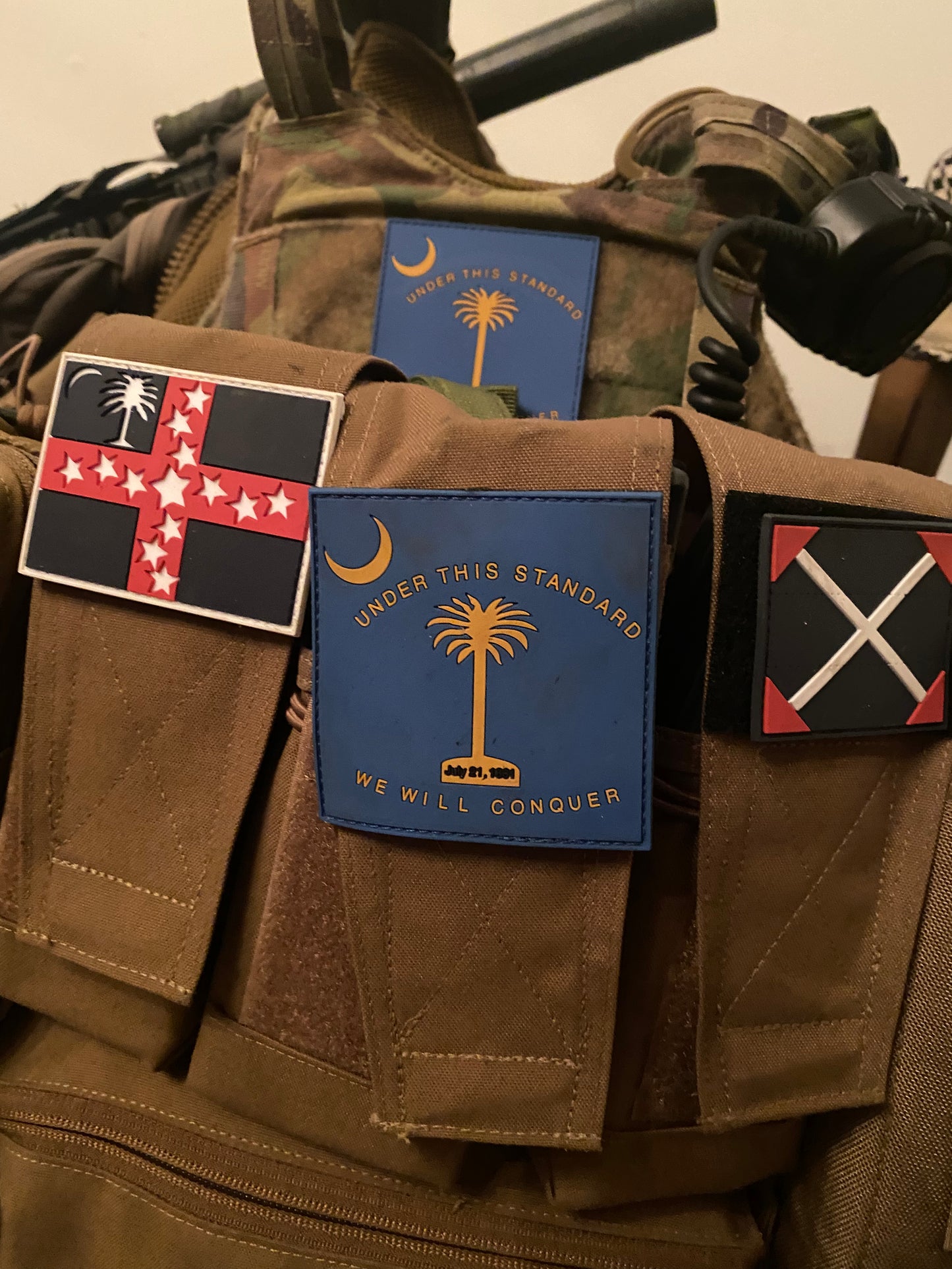 Under This Standard We Will Conquer PVC Morale Patch