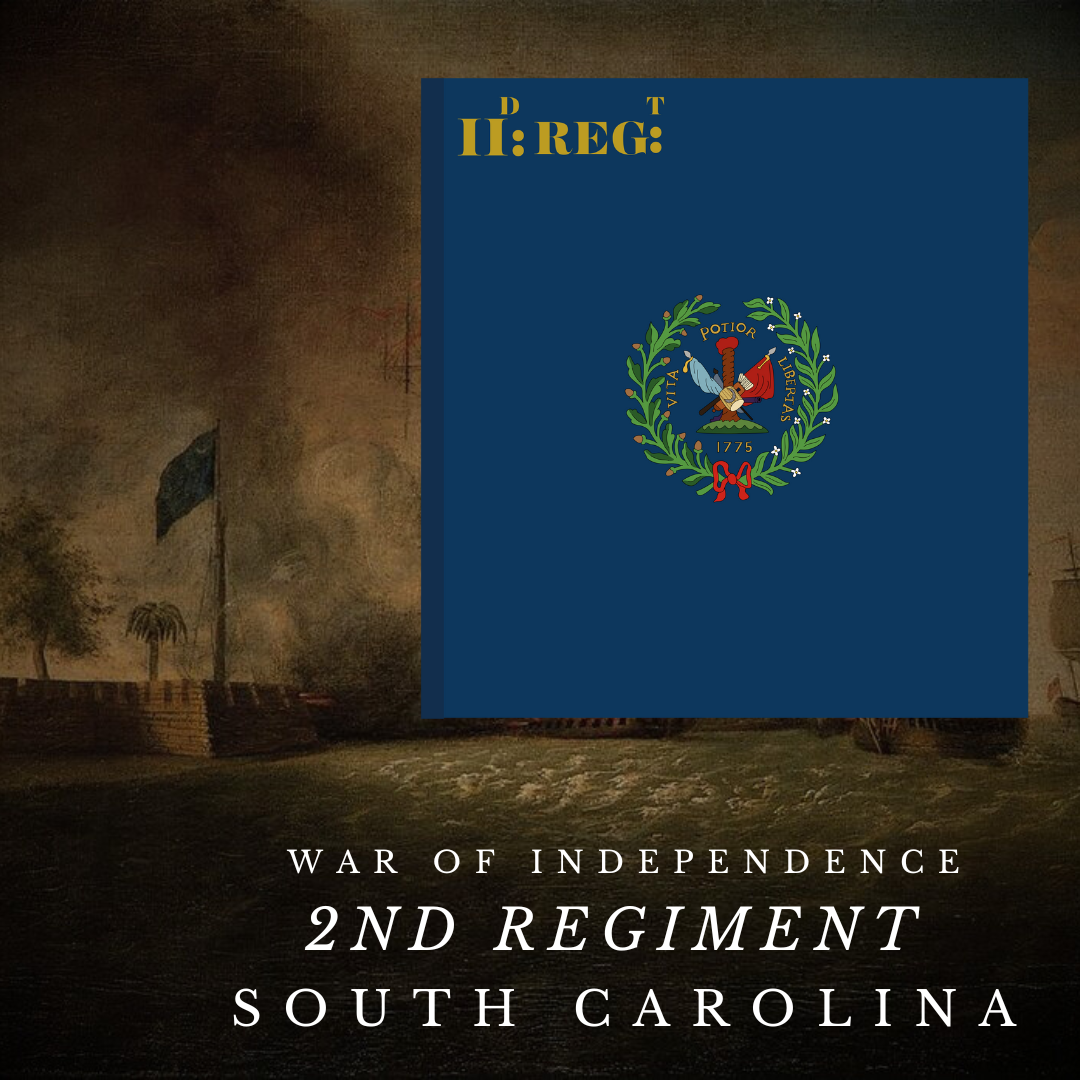 "VITA POTIOR LIBERTAS," - "Liberty rather than life" 2nd South Carolina Flag Stickers