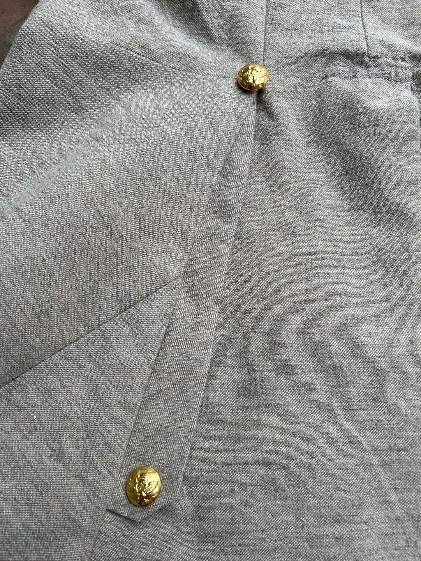 Confederate Officer Frock Coat - Single Breasted