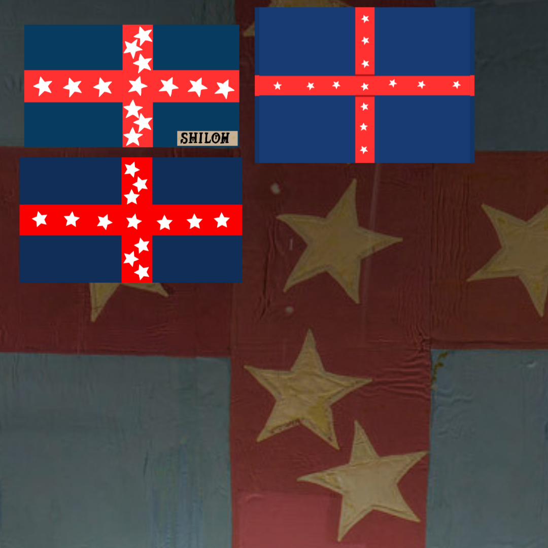 Polk's Corps' Flag Sticker Set