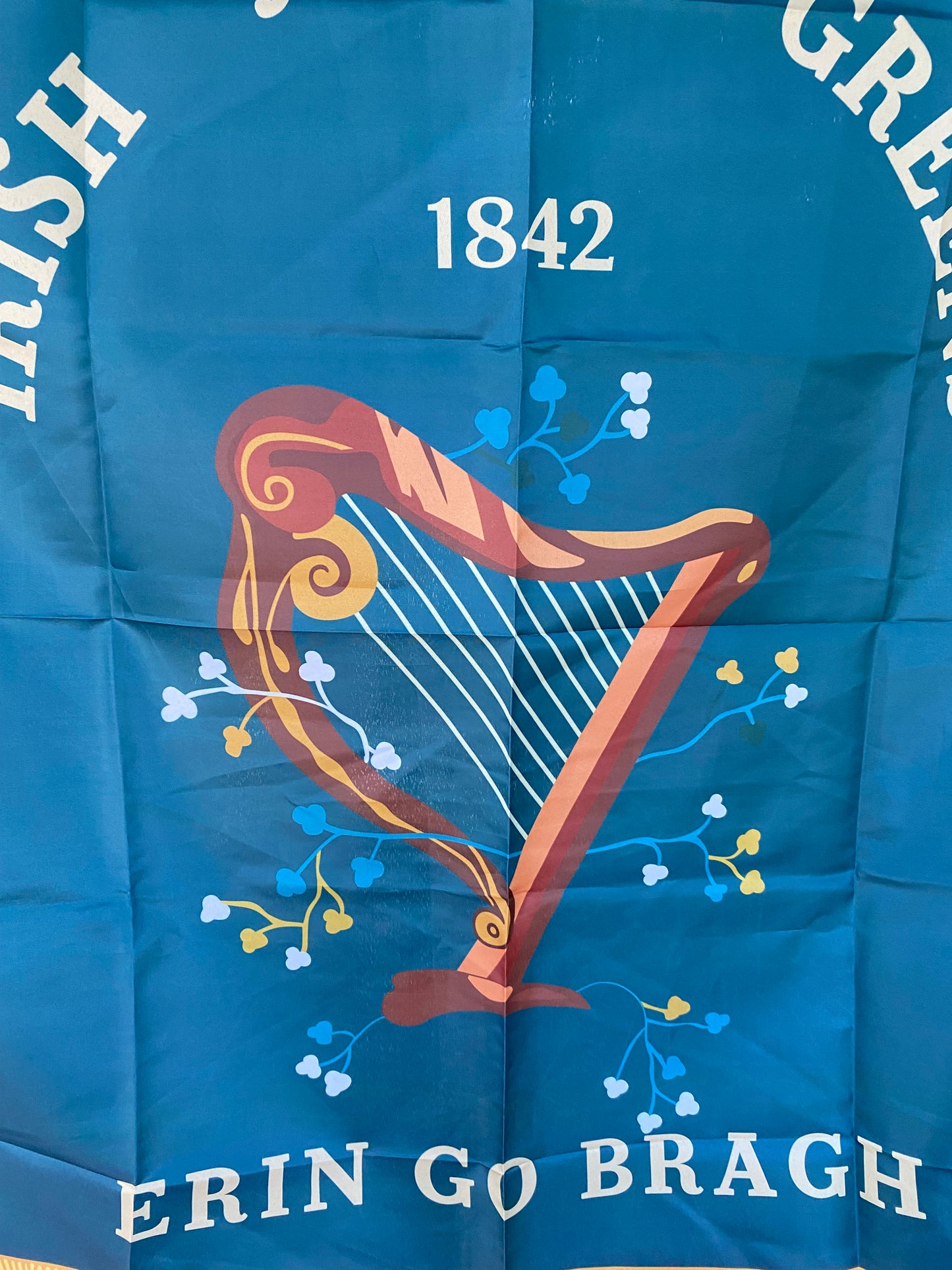 Irish Jasper Greens House Flag