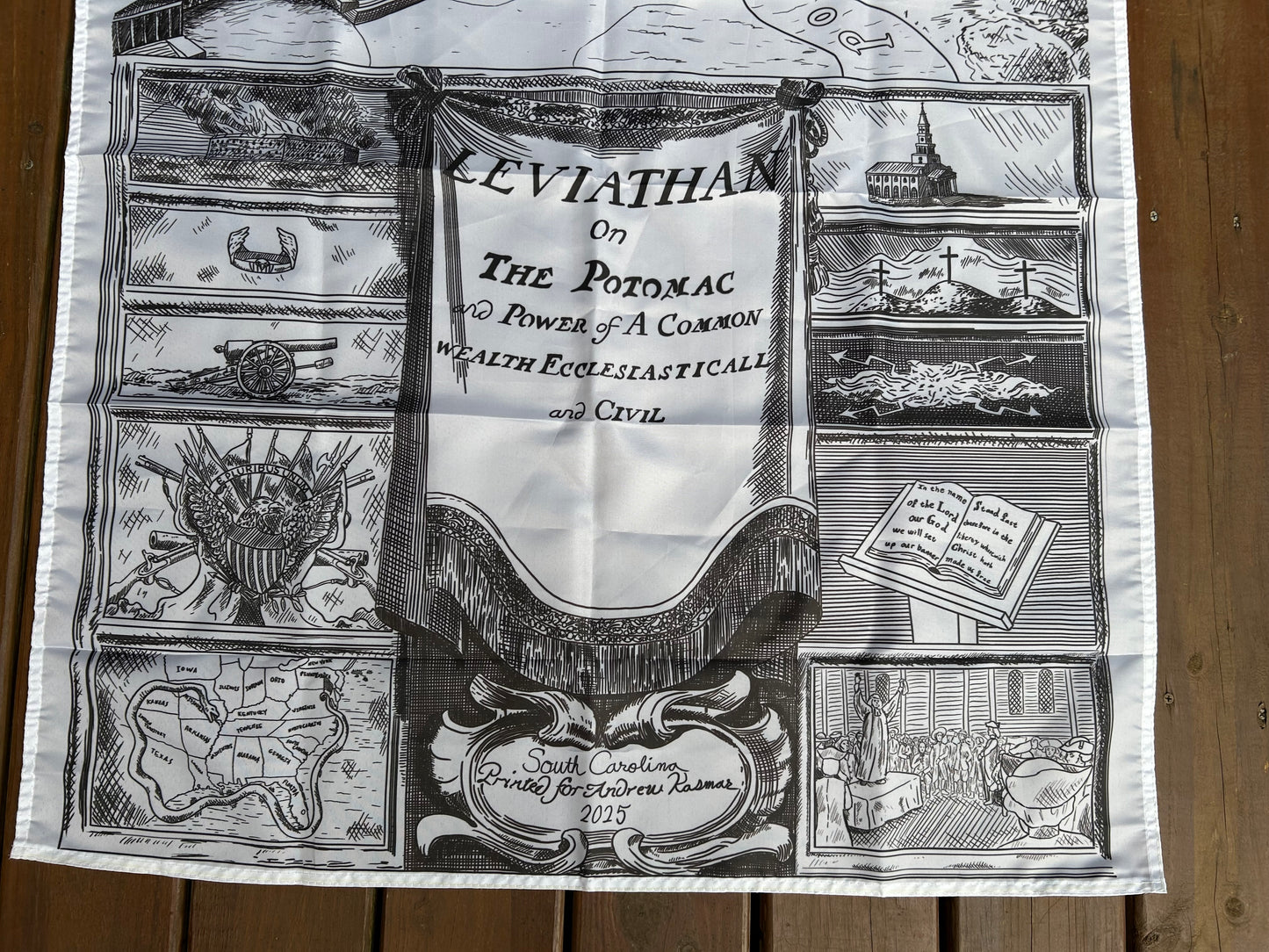 "Leviathan on the Potomac" Flag/Banner