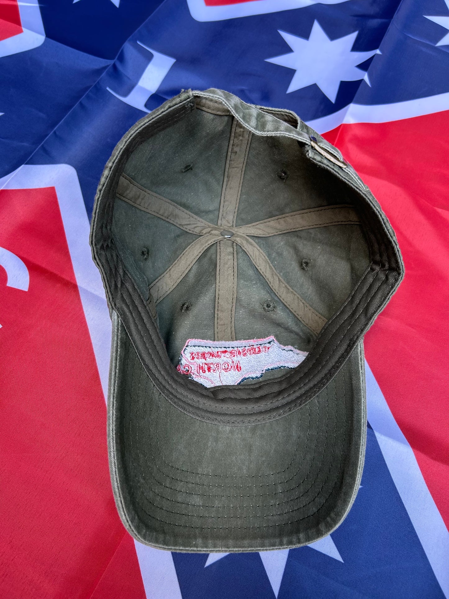 "Deeds not Words" North Carolina Cap
