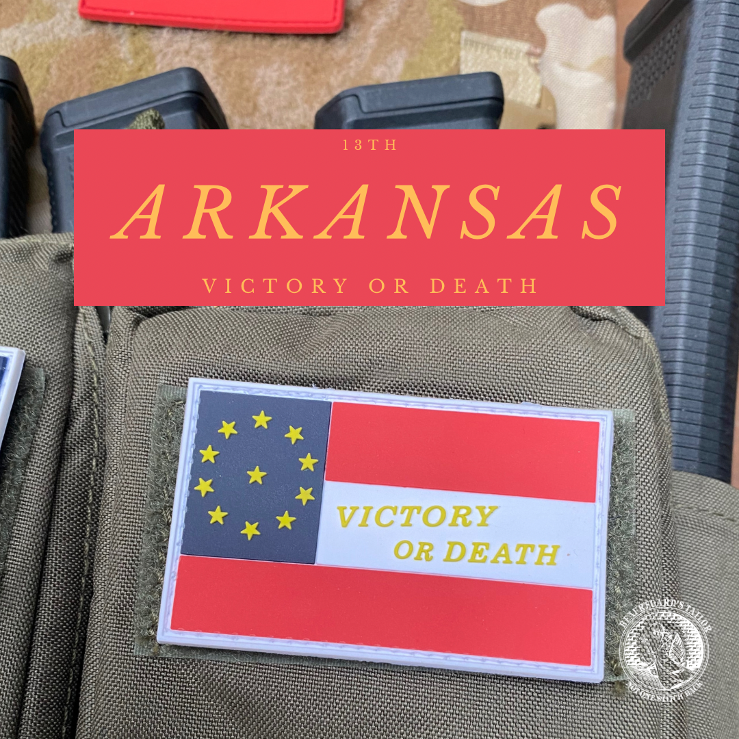"Victory of Death" 13th Arkansas PVC Morale Patch
