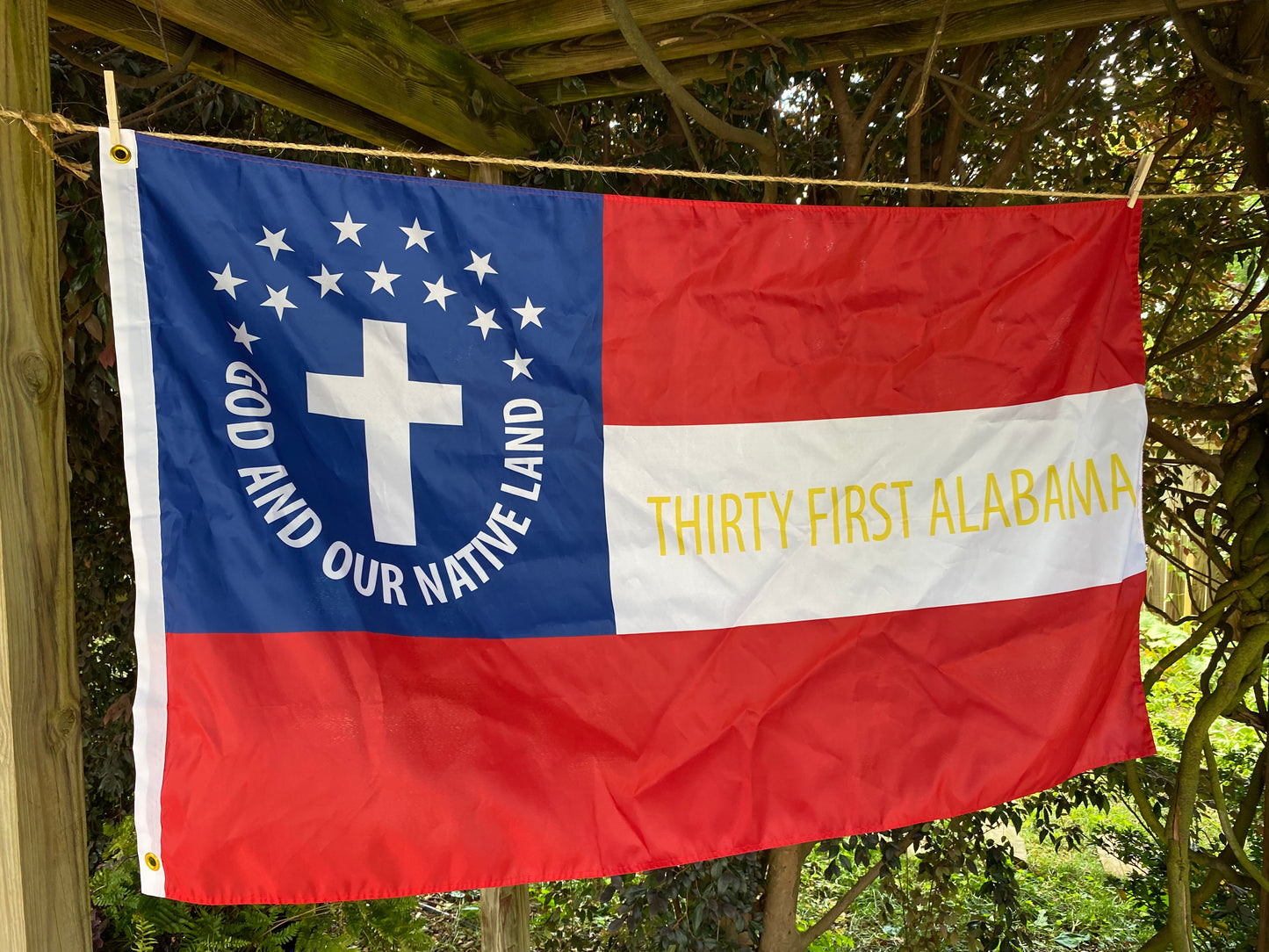 31st Alabama "God and Our Native Land" Flag - Close Out Deals!