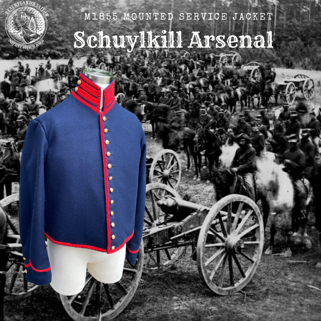 1855 Schuylkill Arsenal Mounted Service Jacket – Beauregard's Tailor