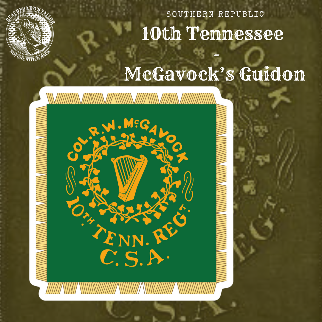 10th Tennessee - Colonel McGavock’s Guidon Stickers