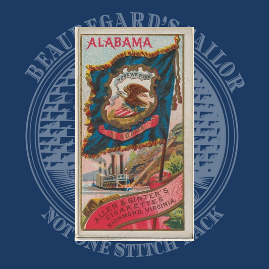 Richmond Virginia - Allen & Ginter's Alabama Coat of Arms Stickers