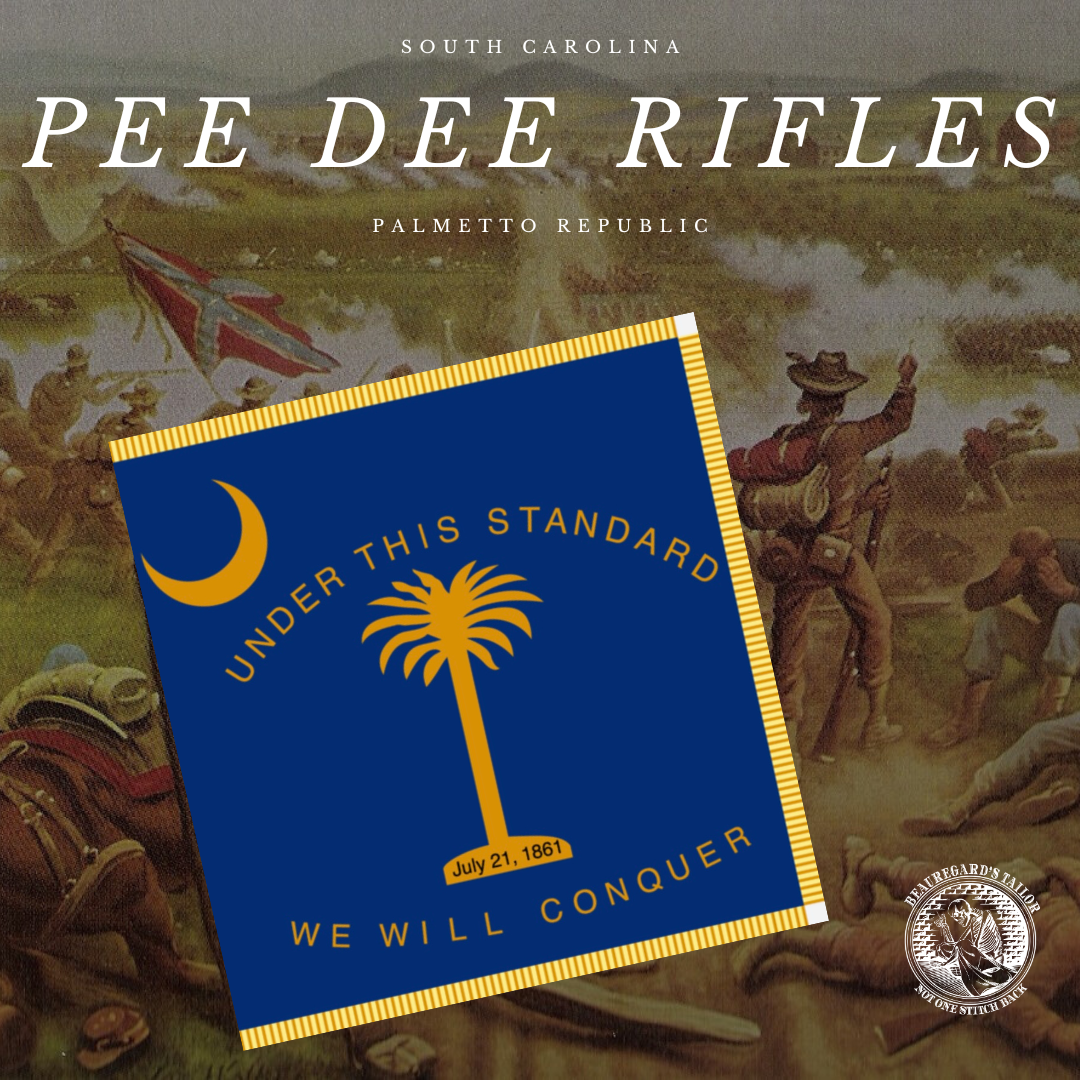 Pee Dee Rifles - Company D Flag Stickers/Magnets Closeout Deals