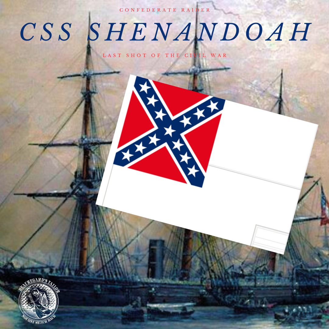 CSS Shenandoah 2nd National Storm Flag Sticker