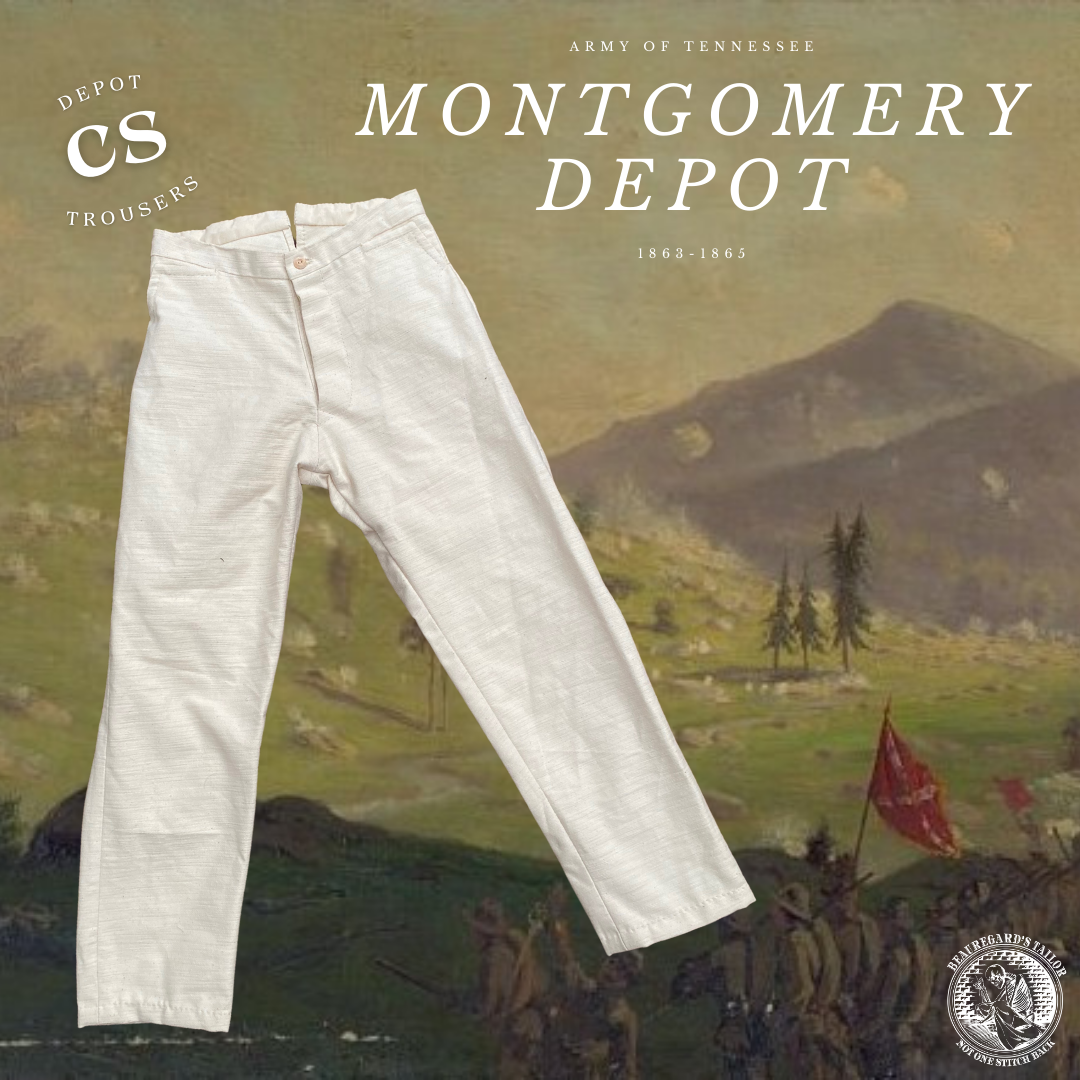 Montgomery Depot Trousers (Mule-Ear Pocket) 1863-1864