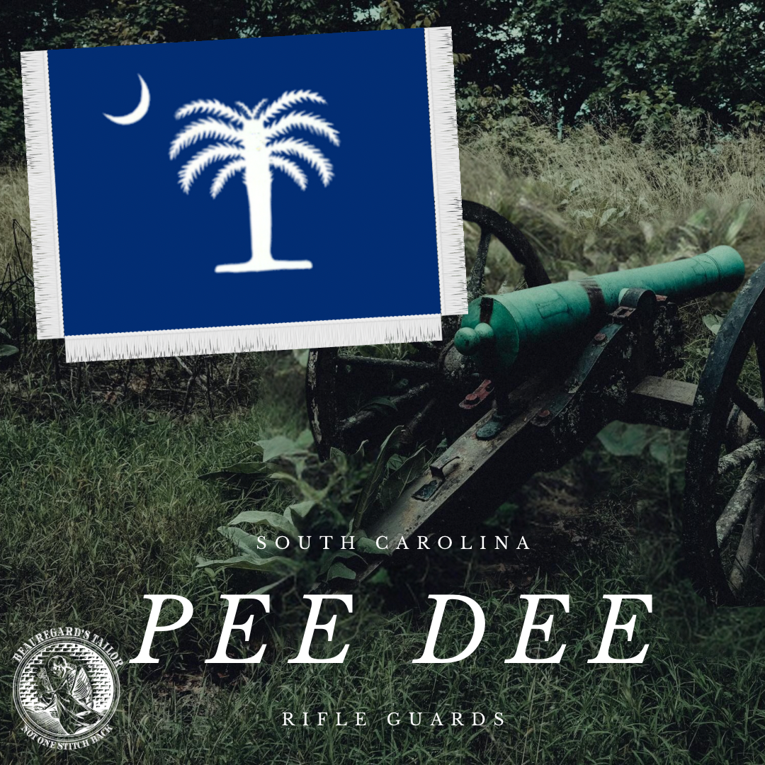 Pee Dee Rifle Guards - Company A Flag Stickers/Magnet