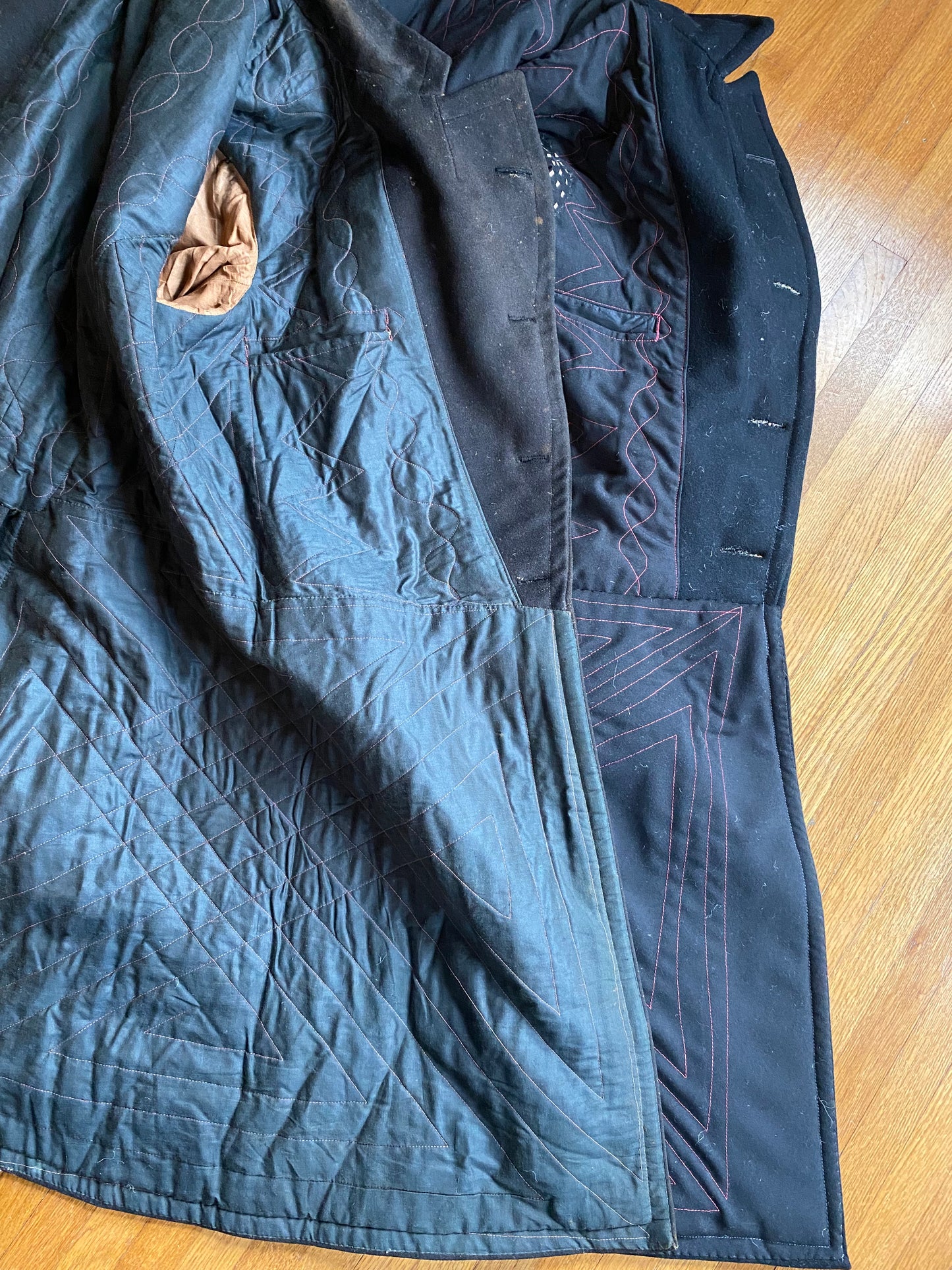 "Pressed into Service" Civilian Modified Confederate Overfrock Coat 1861-1865