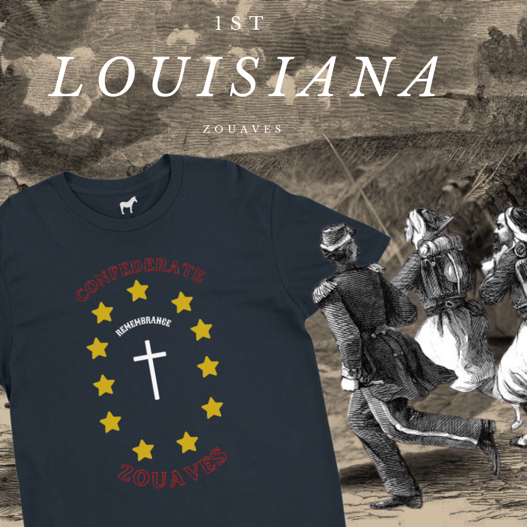 1st Zouave Battalion Louisiana Infantry - Company B Flag Shirt