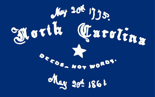 "Deeds Not Words" 6th North Carolina Infantry Sticker/Magnet