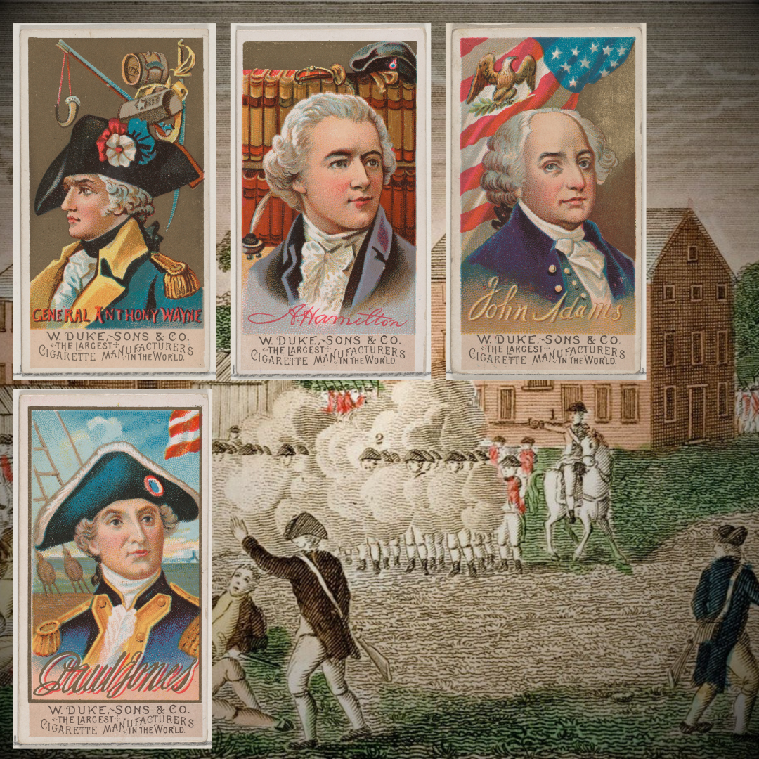 W. Duke Sons & Co. Brand Tobacco American Revolution Stickers