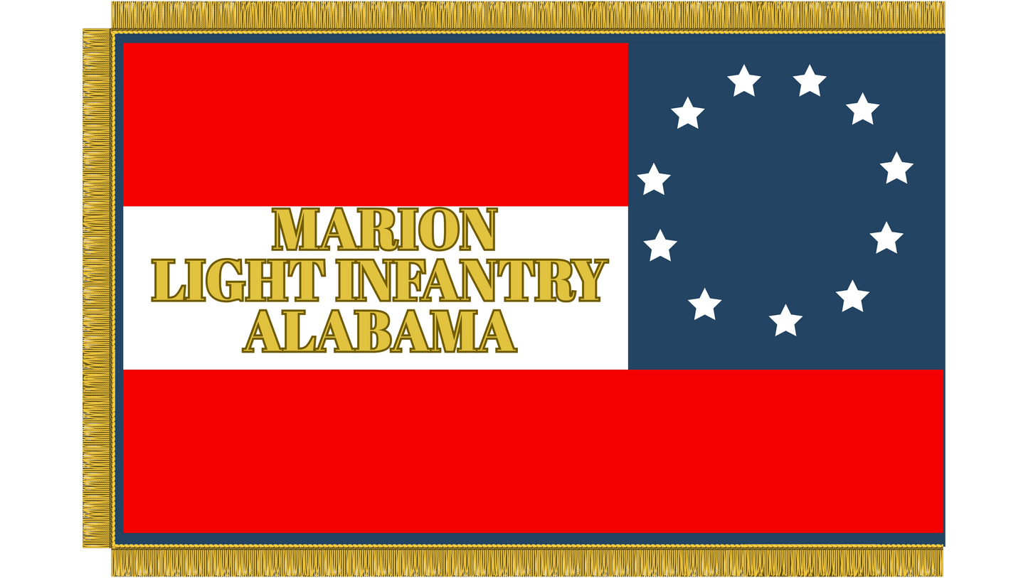 4th Alabama Flag Stickers