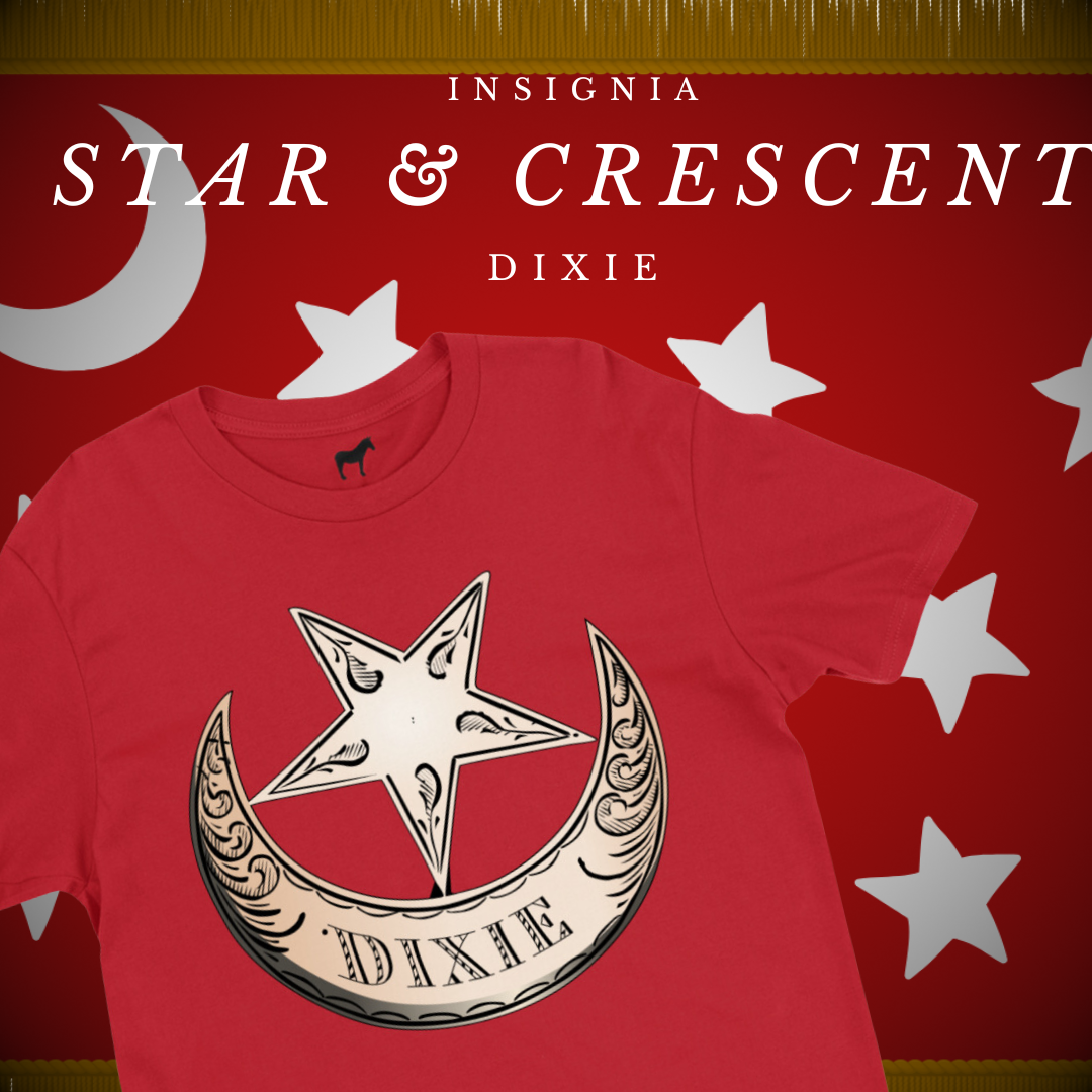 "Dixie" Star and Crescent Insignia Shirt