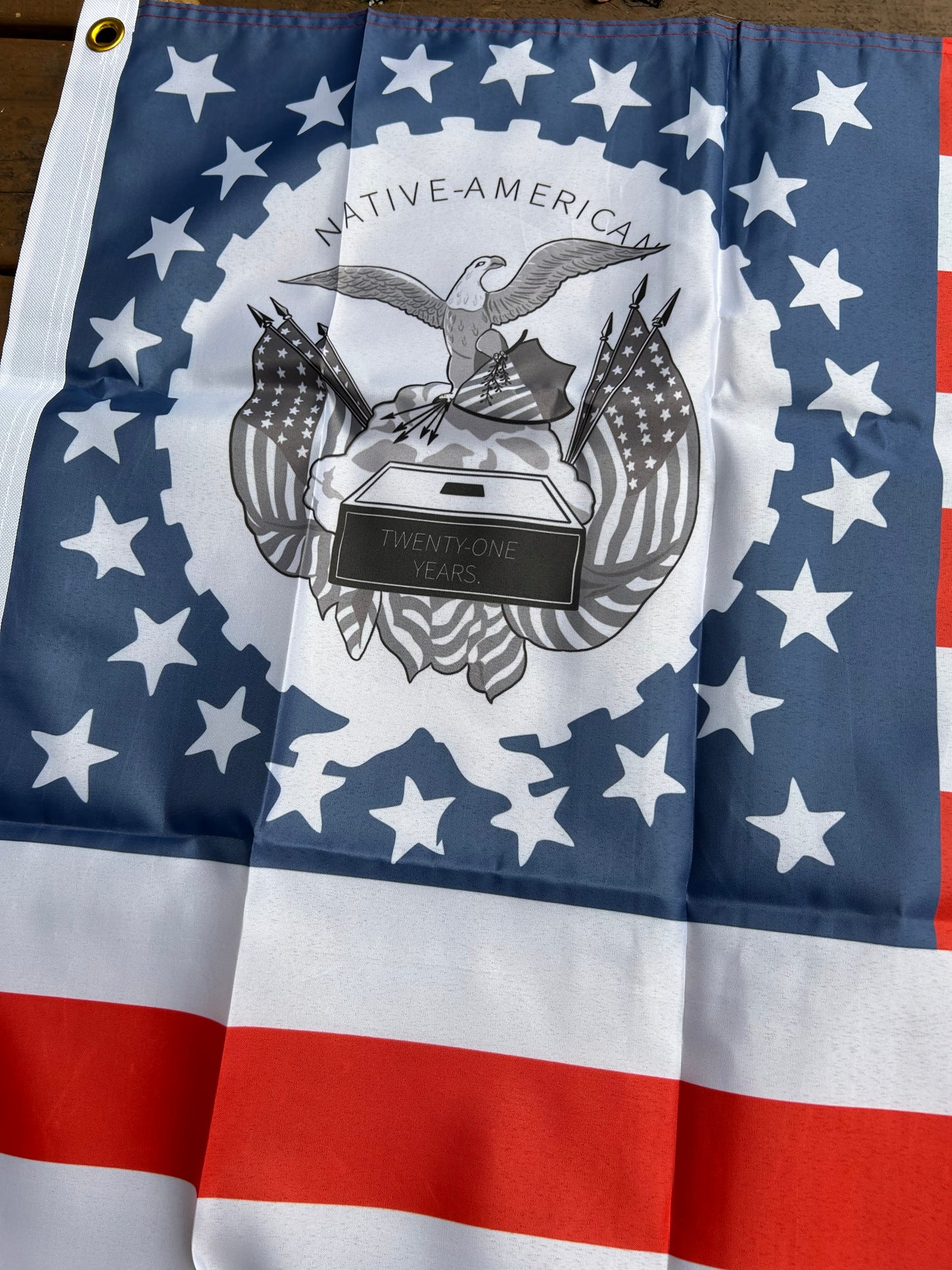 "Beware of Foreign Influence" - Know Nothing Party Flag