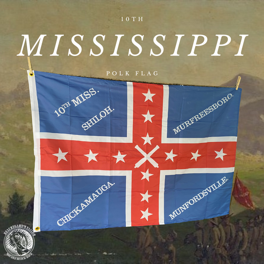 10th Mississippi Polk's Corps House Flag