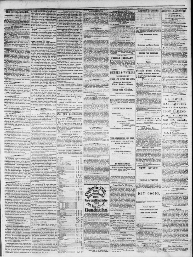 Oxford Mississippi Secession Flag