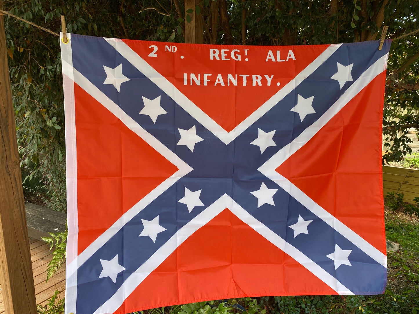 2nd Alabama Reserves (63rd Alabama Infantry) House Flag