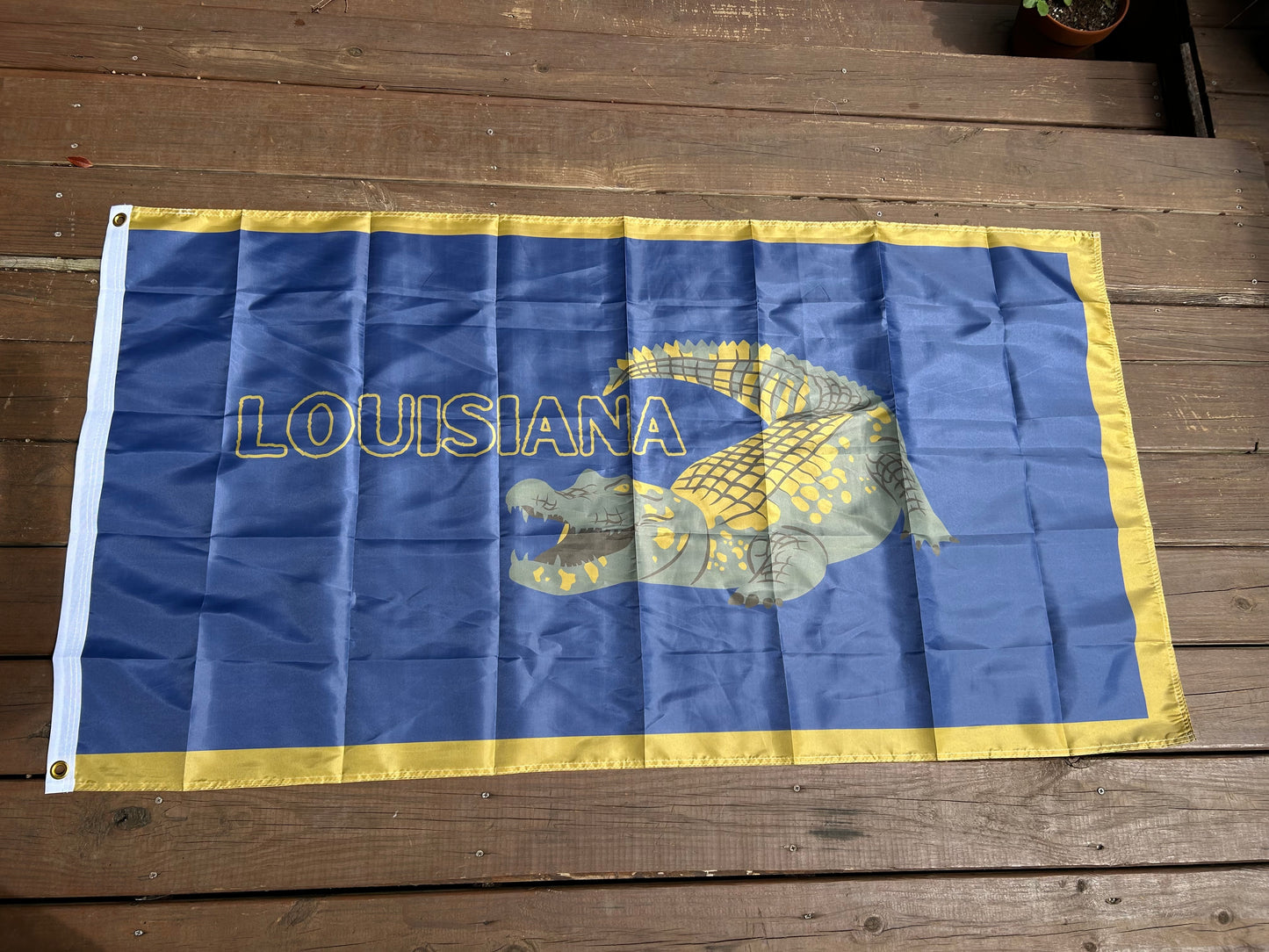 Lousiana Alligator Flag