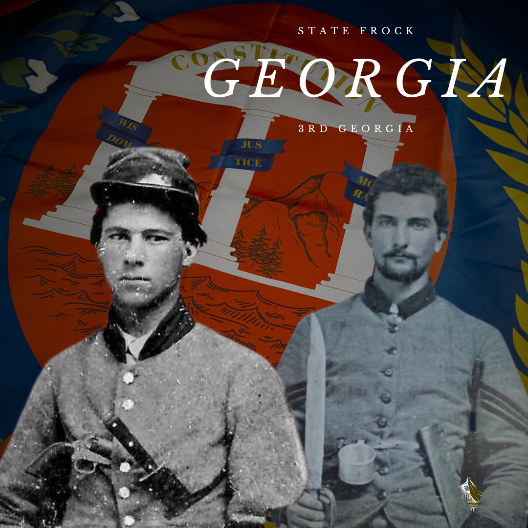 Georgia State Frock Coat - Collar and Cuff Trim Variant