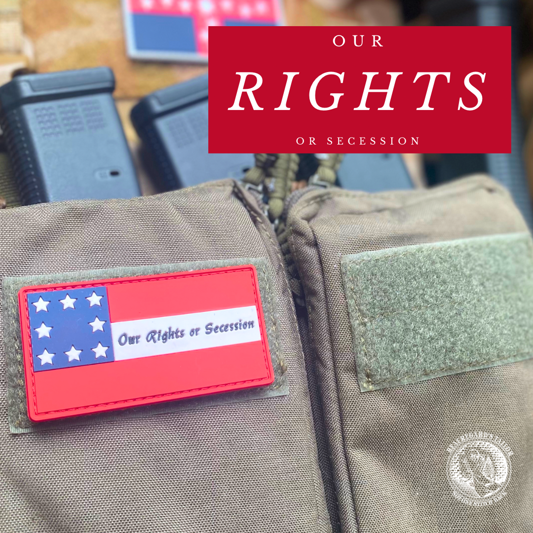 Missouri - "Our Rights or Secession" Flag PVC Morale Patch