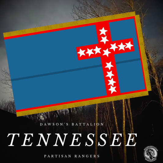 Dawson's Battalion Tennessee Partisan Rangers Flag Stickers/Magnet