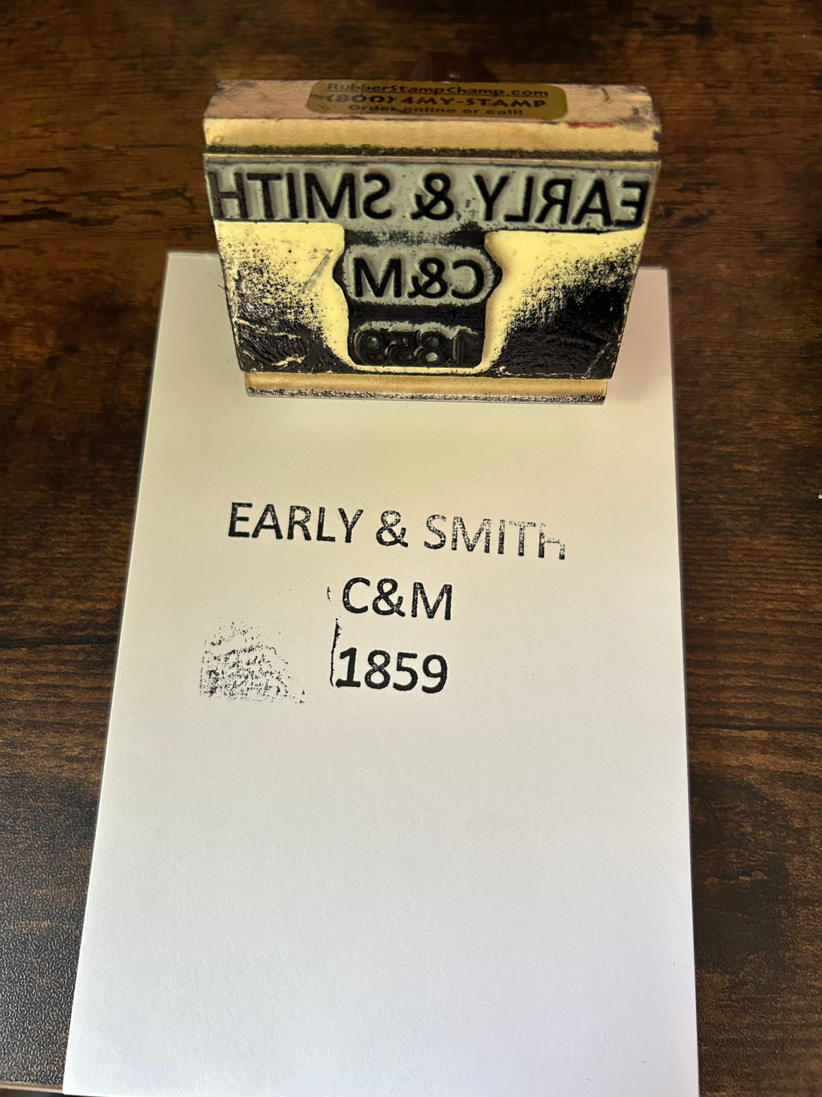 English Import Shirt (Early and Smith) Stamp