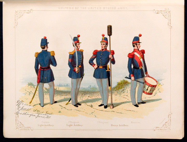 1851 - Artillery Uniform Plate Stickers