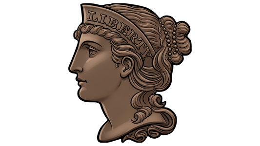 "Copperheads - Liberty" Pin Sticker/Magnet