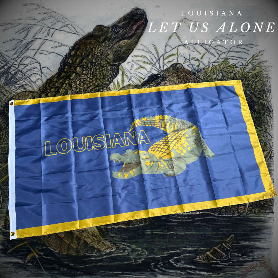 Lousiana Alligator Flag