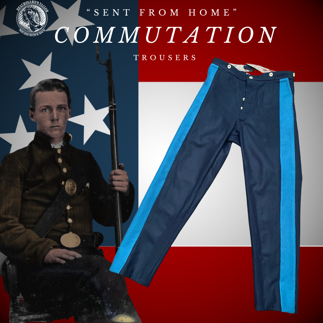 Trimmed Commutation Trousers 1861-1865