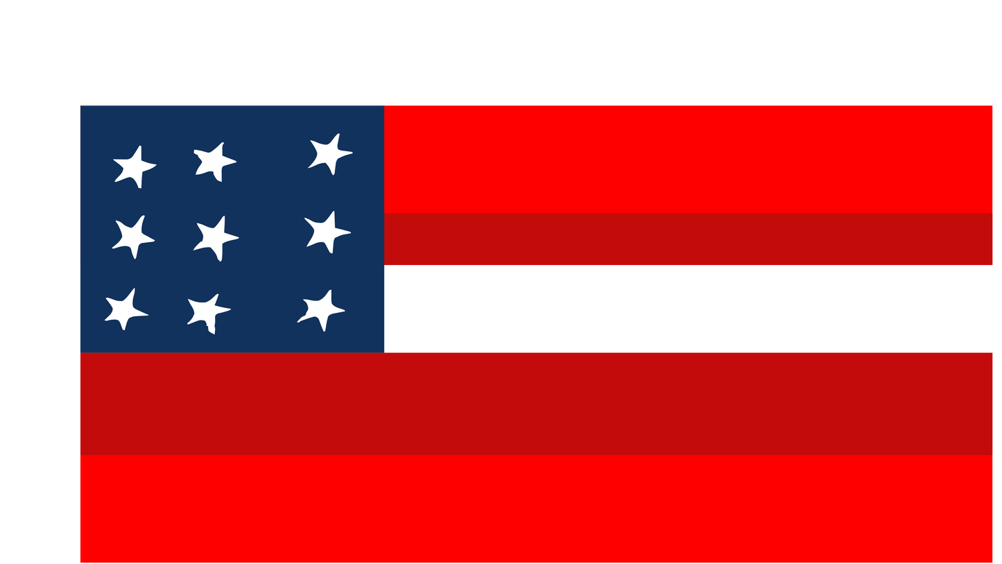 Vicksburg 1st National Flag Stickers