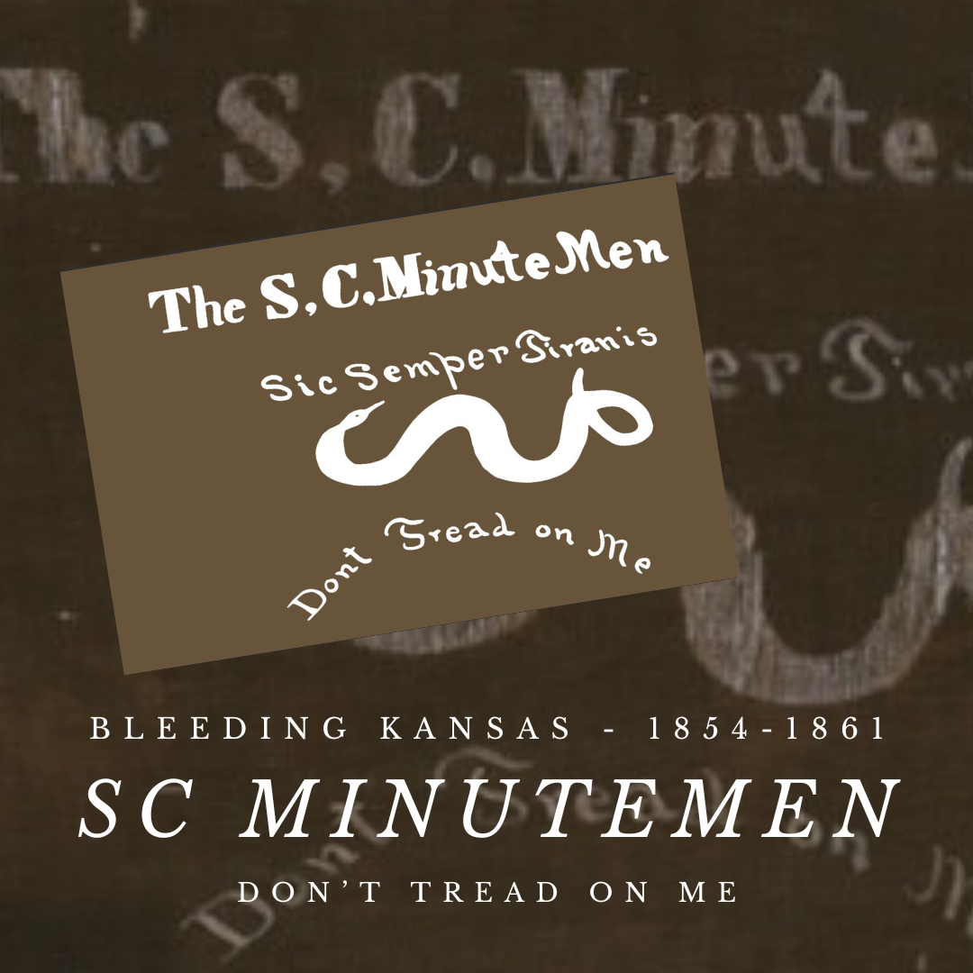 SC MinuteMen Flag - Bleeding Kansas Flag Stickers
