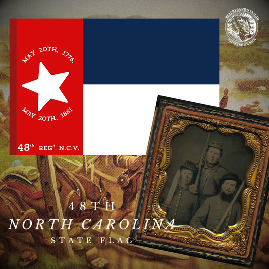 48th North Carolina State Flag Stickers