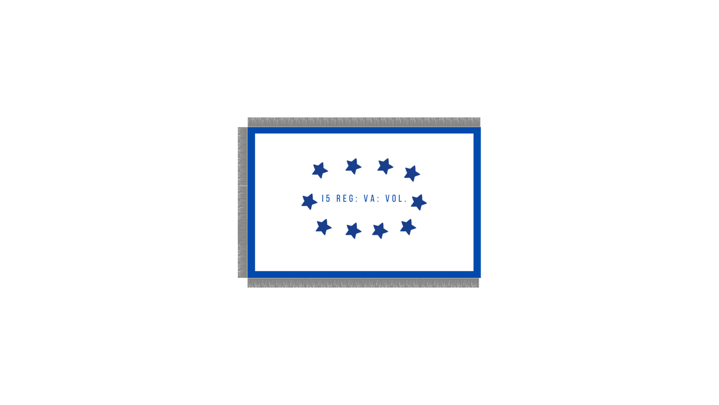 "Home" 15th Virginia Infantry Flag Stickers
