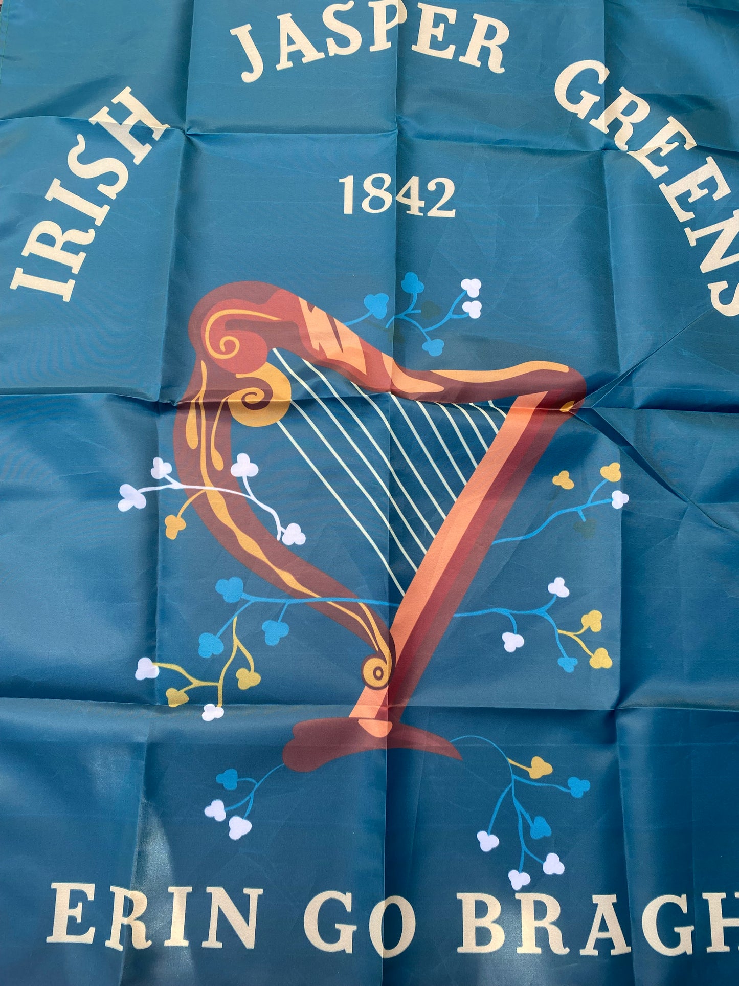 Irish Jasper Greens House Flag
