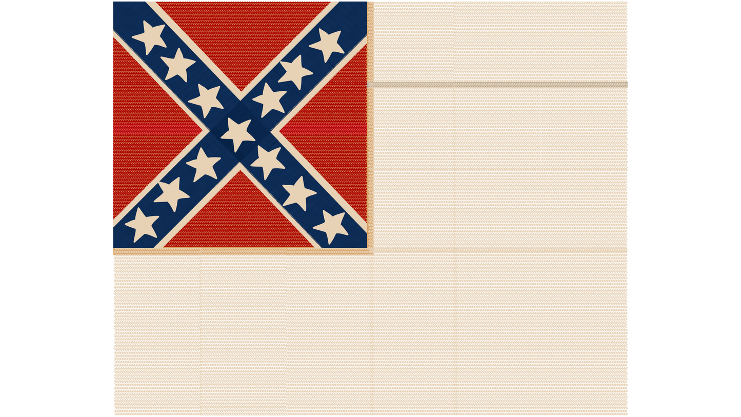 Staunton Depot 2nd National Flag Stickers