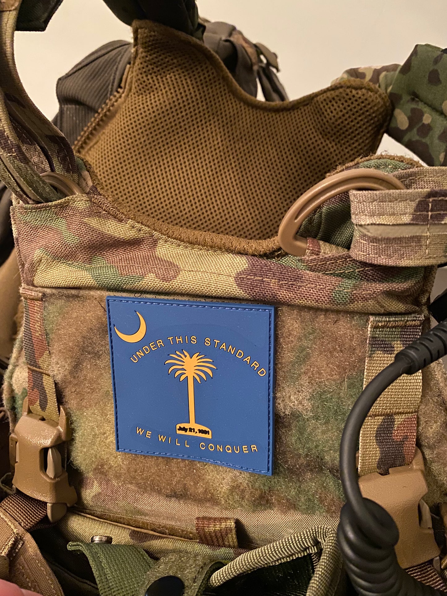 Under This Standard We Will Conquer PVC Morale Patch